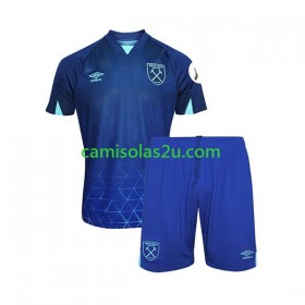 Camisolas de futebol West Ham United Criança Equipamento 3ª 2023/24 Manga Curta